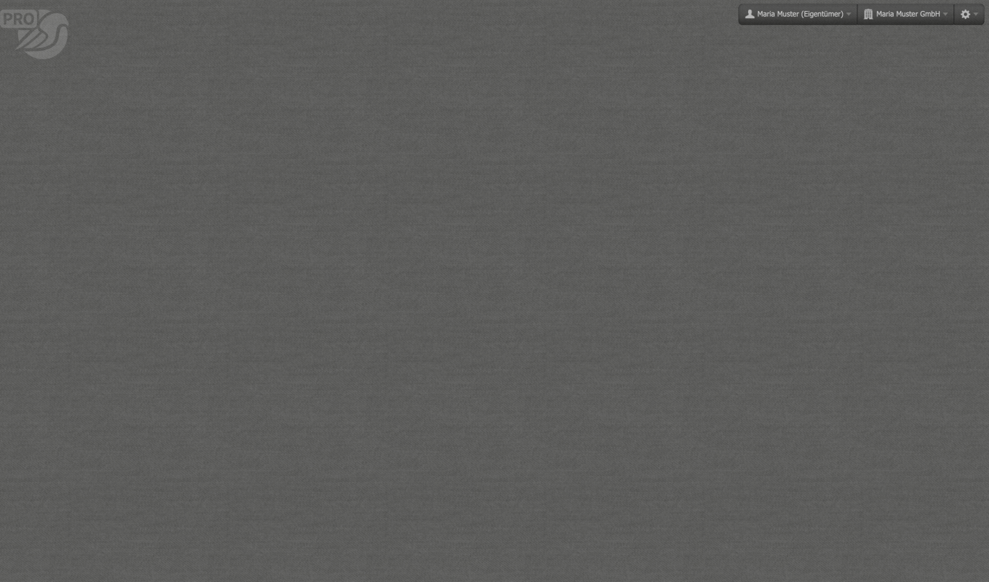 Screenshot of an empty CashCtrl background when access is no longer granted due to an expired subscription.