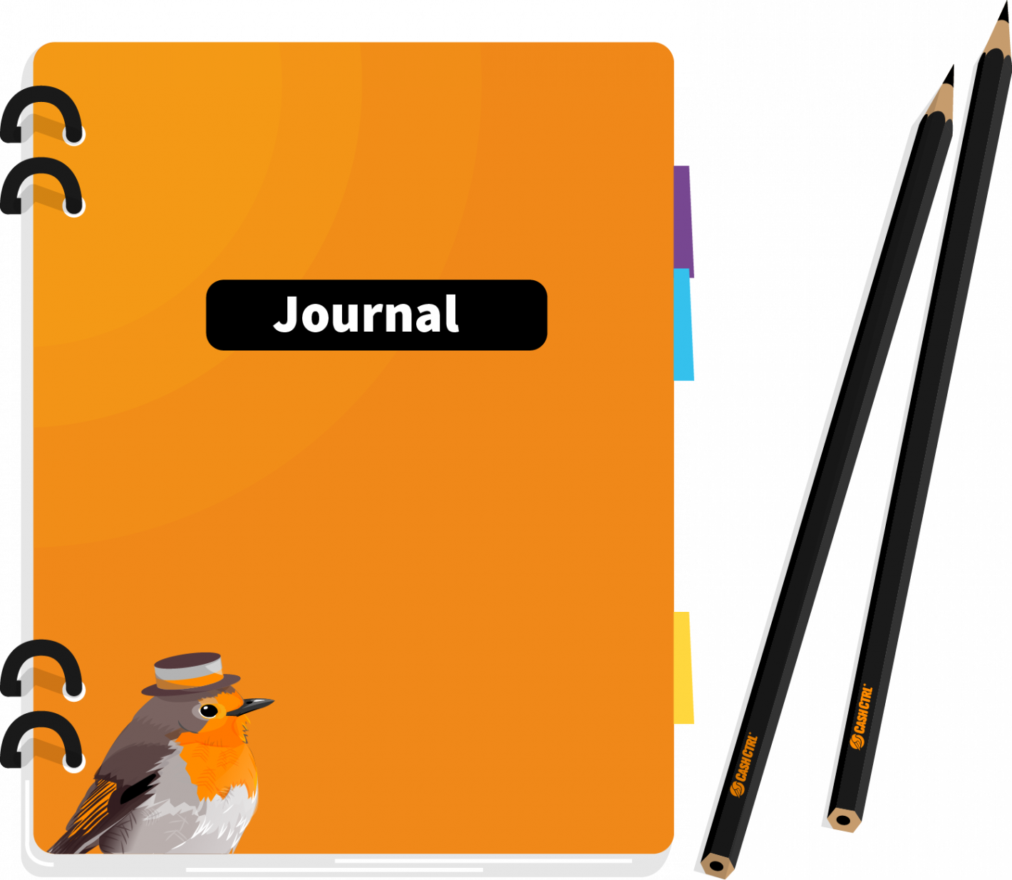 Illustration von Stift und Block für Skizze